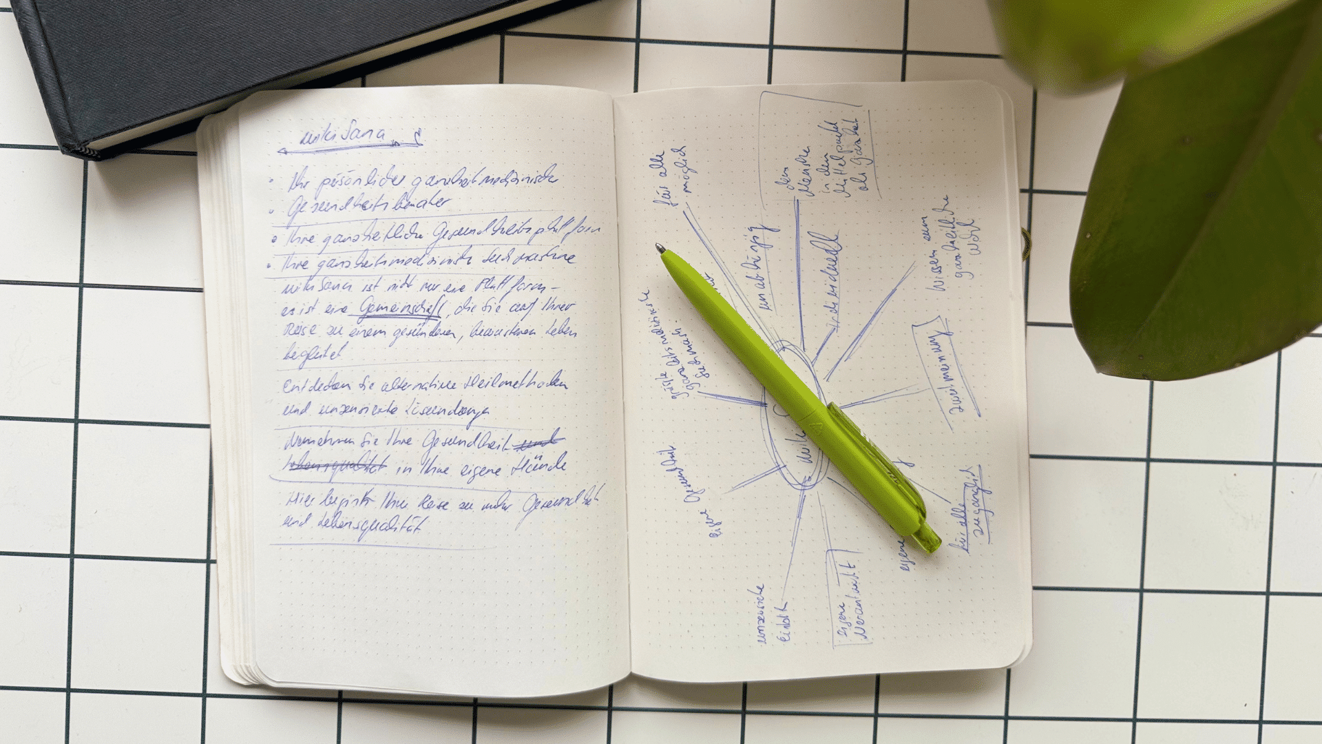 Notizen Wie wikiSana entsteht – ein ehrlicher Blick in unseren Arbeitsalltag zwischen Meetings Mission Menschen