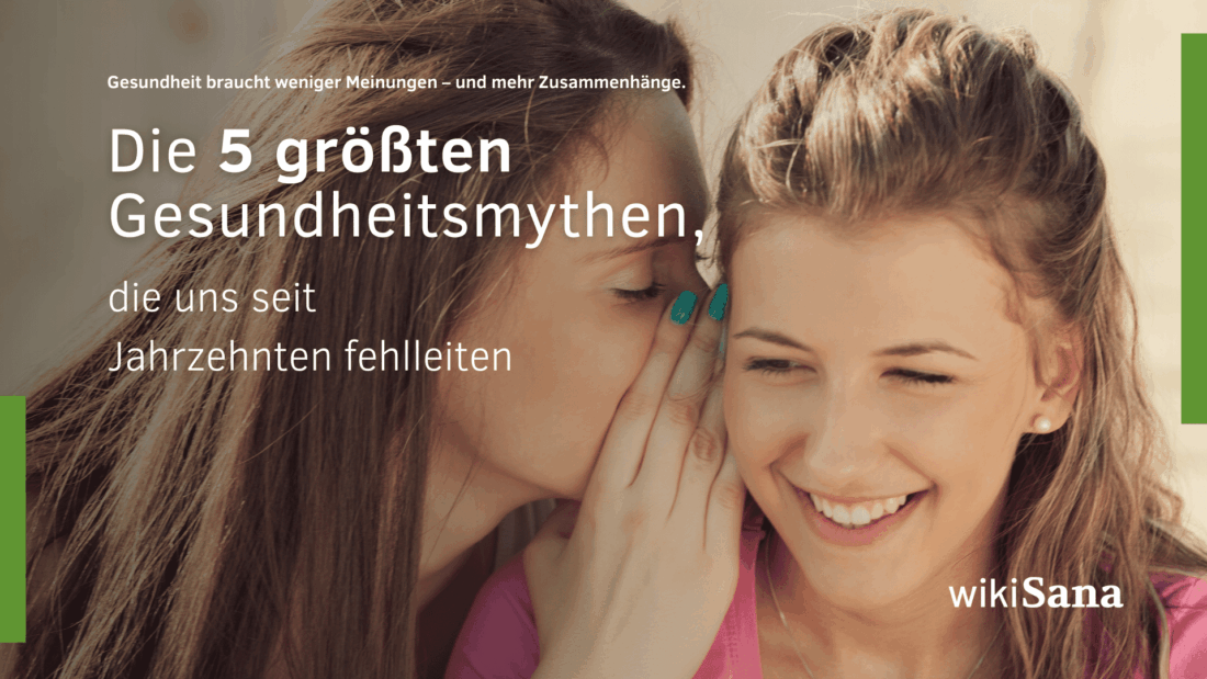 Die 5 größten Gesundheitsmythen, die uns seit Jahrzehnten fehlleiten