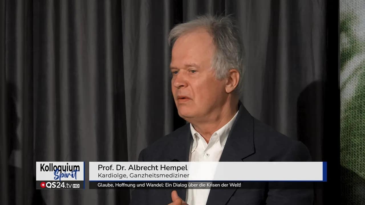Glaube, Hoffnung und Wandel: Ein Dialog über die Krisen der Welt! 4 Prof. Dr. Albrecht Hempel spricht im Studio zum Thema Angst