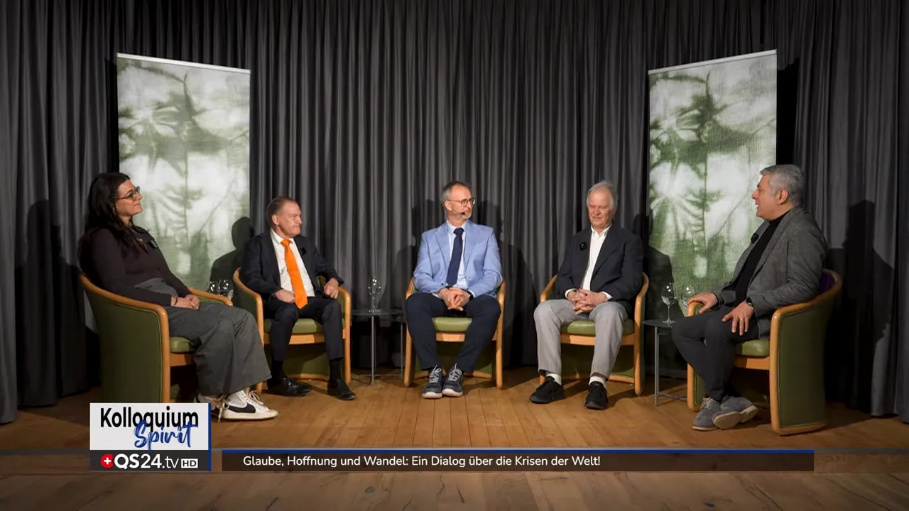 Glaube, Hoffnung und Wandel: Ein Dialog über die Krisen der Welt! 9 Talkrunde „Kolloquium Spirit“ zum Thema Glaube, Hoffnung und Wandel im Studio mit mehreren Gästen