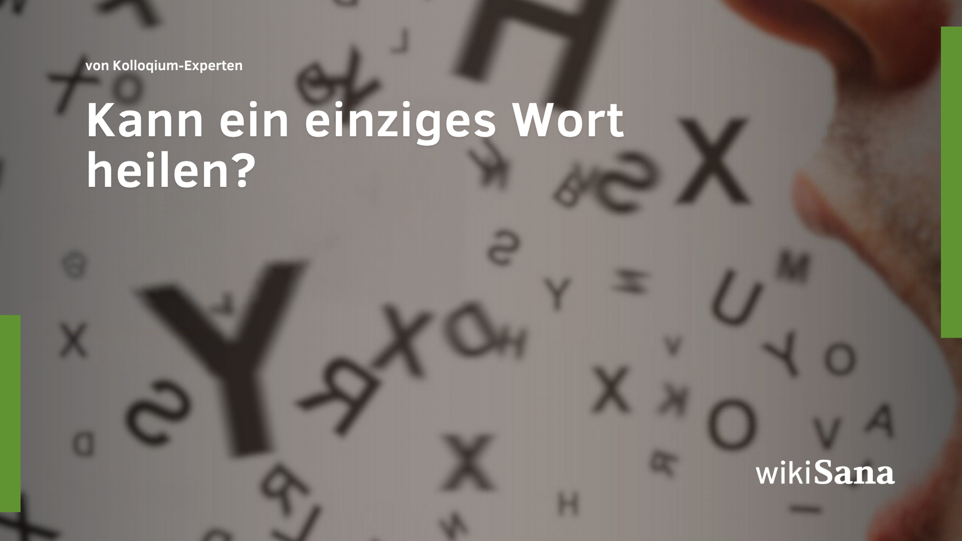 Die Wortereignisformel: Die heilende Frequenz der Sprache