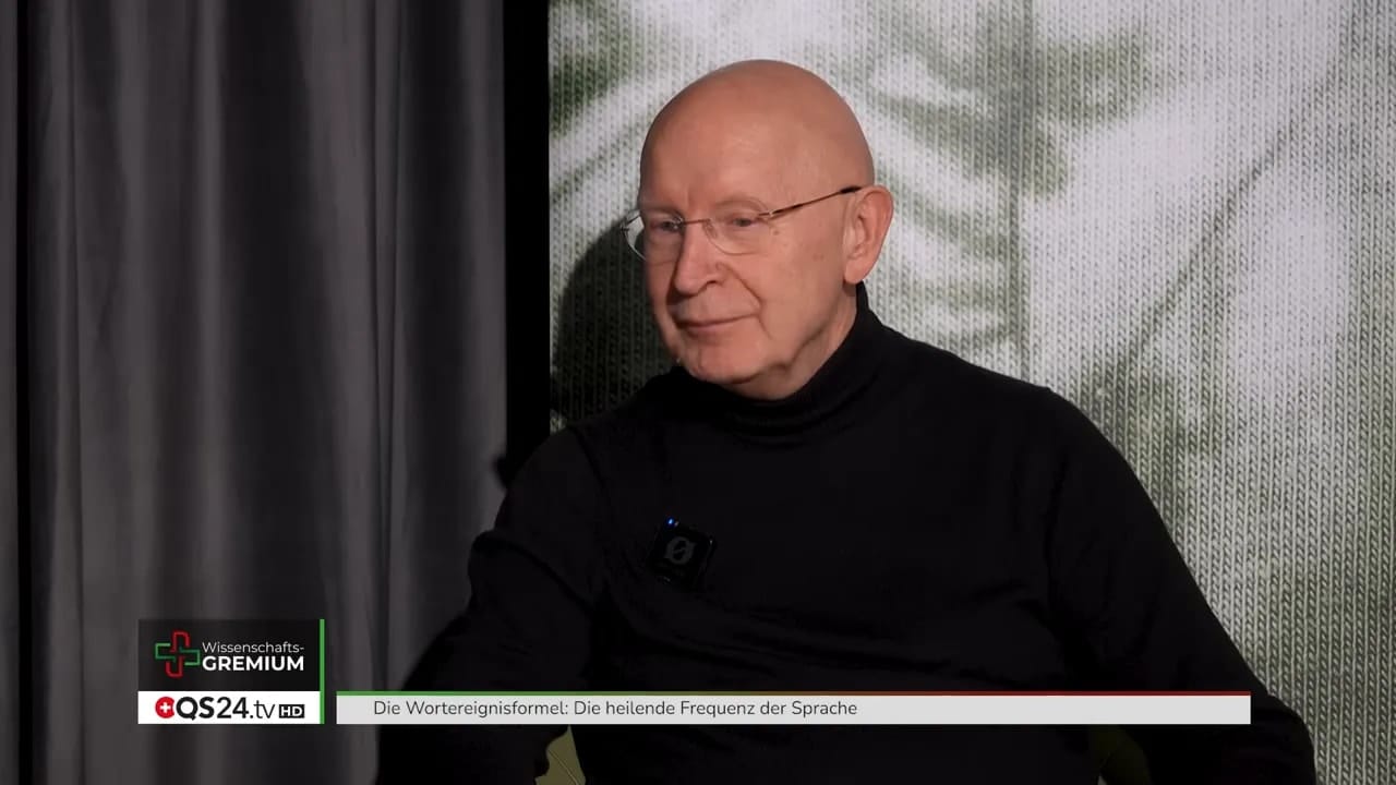 Die Wortereignisformel: Die heilende Frequenz der Sprache 3 Prof. Dr. Hartmut Schröder spricht in Nahaufnahme
