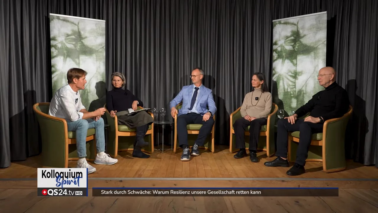 Stark durch Schwäche: Warum Resilienz unsere Gesellschaft retten kann 6 Prof. Dr. Hartmut Schröder spricht in Nahaufnahme vor grauem Hintergrund