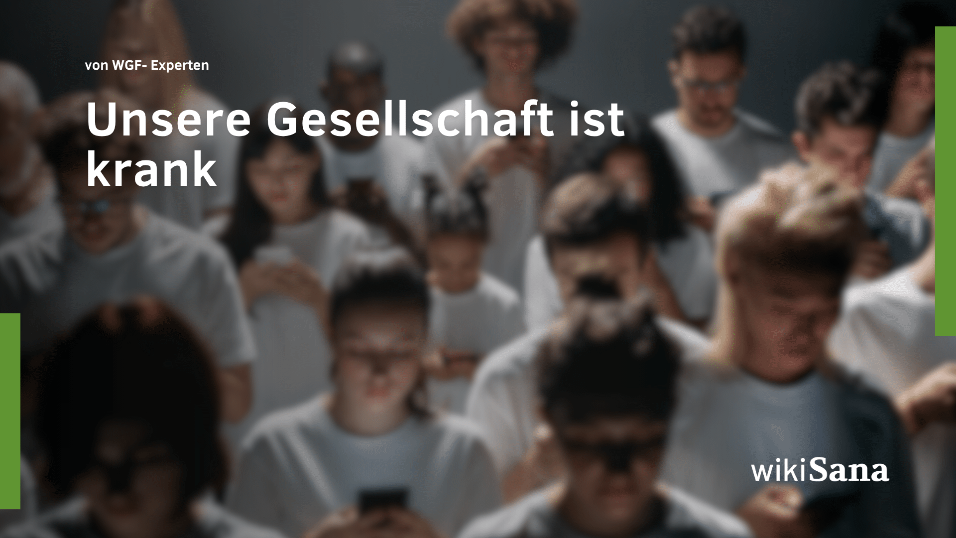 Die Symptome einer kranken Gesellschaft – Was wir dringend erkennen müssen