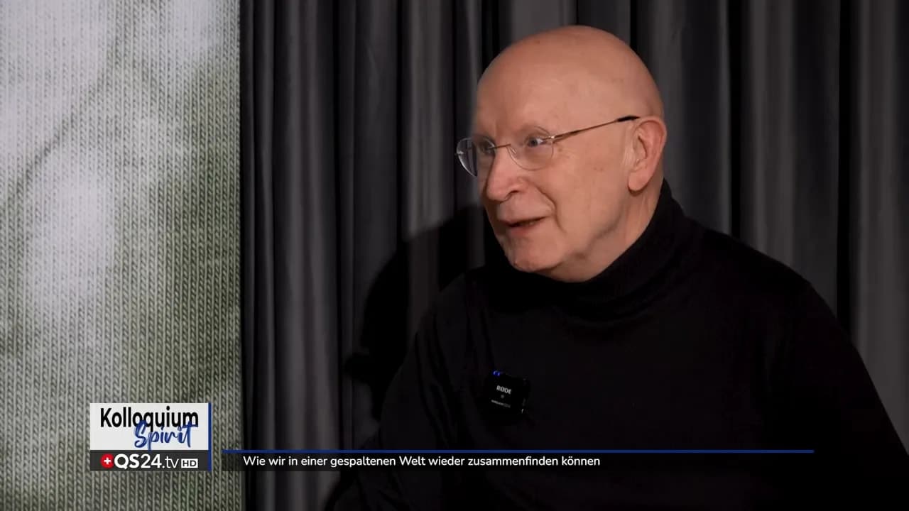 Wie wir in einer gespaltenen Welt wieder zusammenfinden können 3 Gesprächsrunde im Studio mit fünf Personen im Austausch